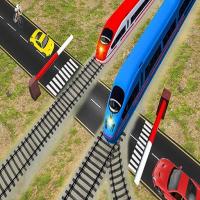 Game Euro Railroad Crossing : Railway Train Passing 3D