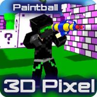 Game Paintball Gun Pixel 3D Multiplayer